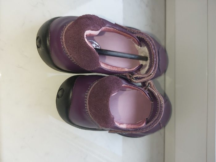 Туфли осенние кожаные для девочки