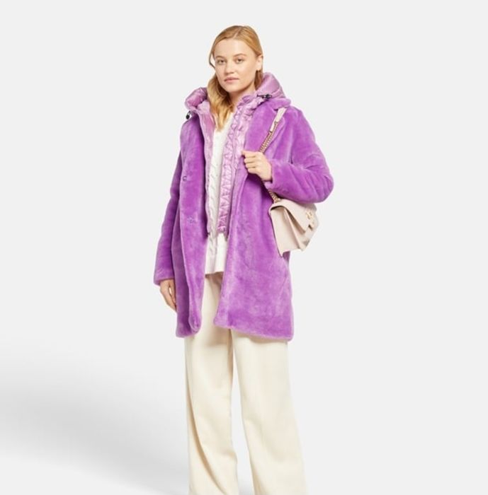 Палто Bomboogie в лилаво