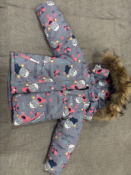 Зимняя двойка комбинезон для девочки