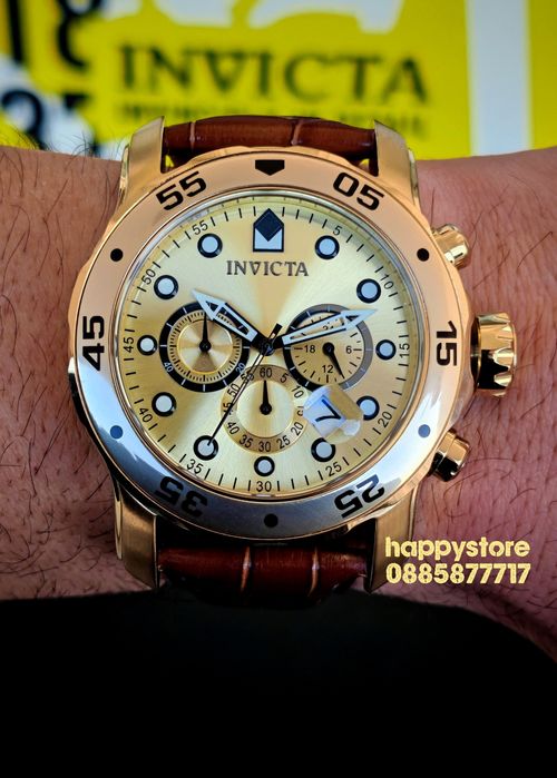 INVICTA Diver Regal Gold 48 mm, Инвикта нов ръчен часовник