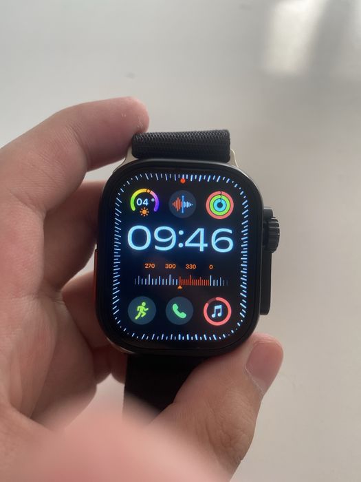 Смарт часы ремешок черный