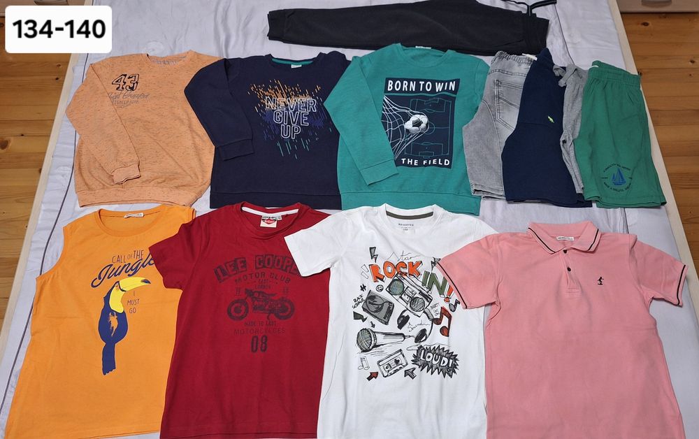Дрехи за момче размери 128, 134, 140, 146, 152 и 158