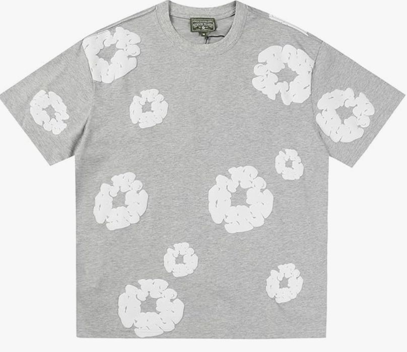 Denim tears оригинална сива тениска чисто нова неносена