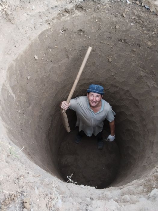 Копка септика и траншеи