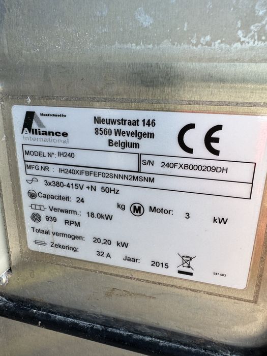 Професионална Пералня IPSO 24кг. Последен модел!