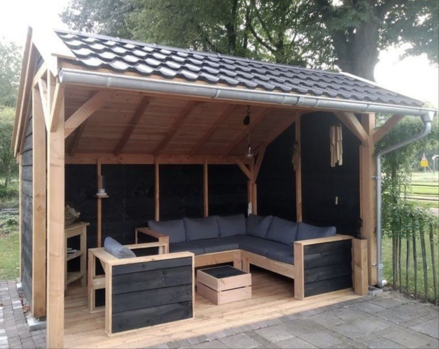 Pergole si foisoare din lemn rustic