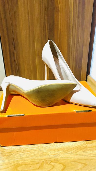 Pantofi Stiletto, Bej, nr. 35