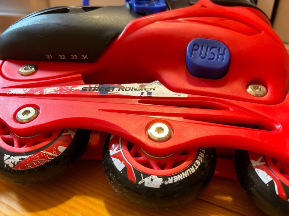 Дерски ролери с регулиране, размер 31-34