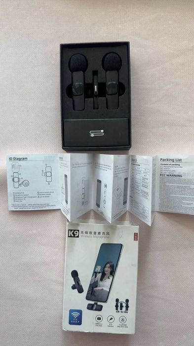 петличные микрофоны WirelessMicrophone K9