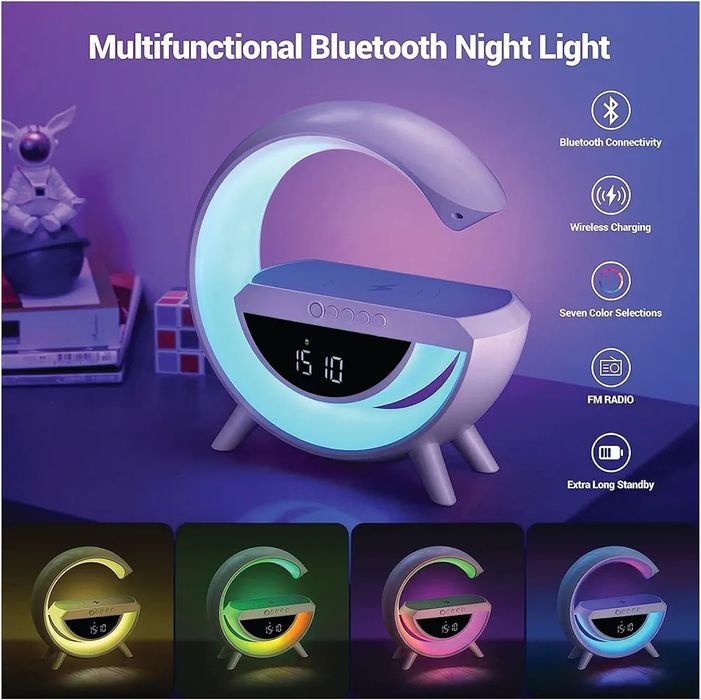 Доставка бесплатная Динамик с беспроводной зарядкой!