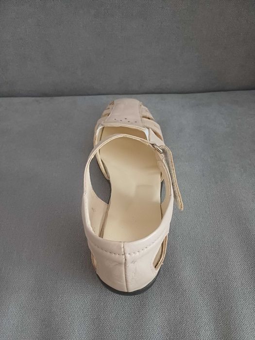 Дамски сандали, №36, цвят бежов