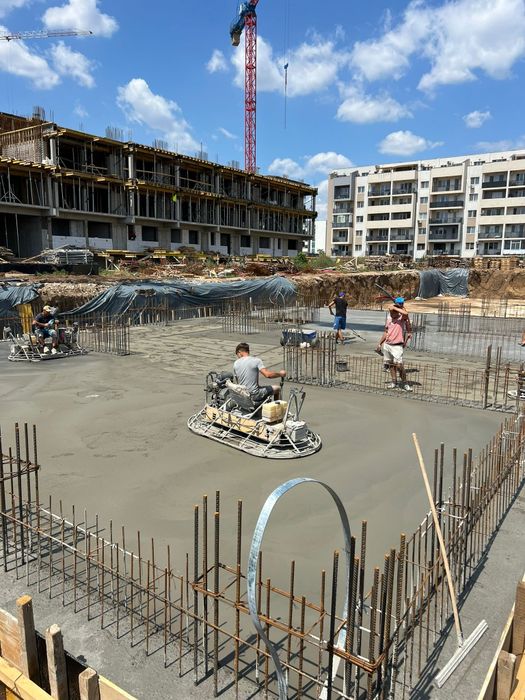 Turnari beton finisat mecanic si elicopterizat