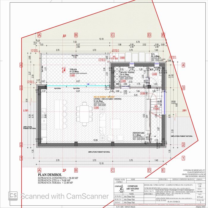 Vand teren 311 mp Sinaia- cu proiect + Autorizatie de Construire