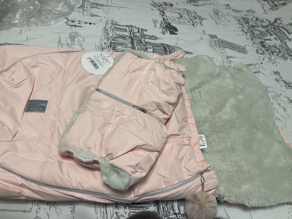 Теплый чехол для прогулки с малышом!