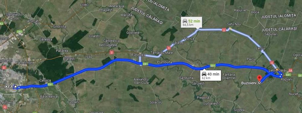 Vand teren 896mp LEHLIU GARA - Buzoieni, Intravilan