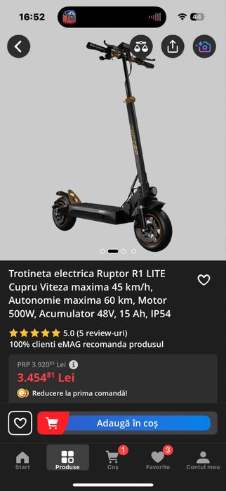 Ruptor r1 lite negociabil