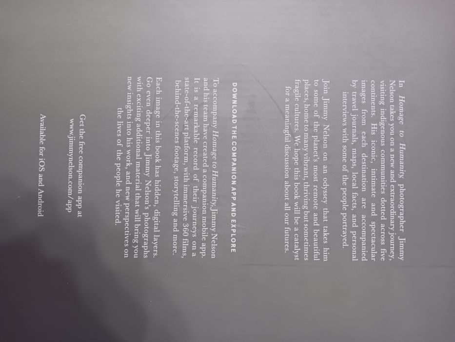 Арт книга на Jimmy Nelson: homage to humanity