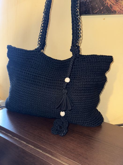 Geantă Damă Croșetată Manual
