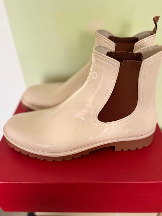 Гумени боти HUGO Tabita Rain Bootie, размер 41, с кутия