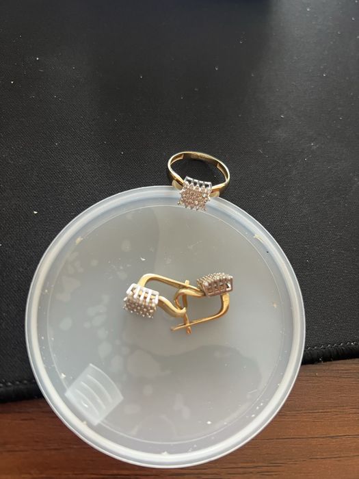 Tilla komplekt uzuk zirak