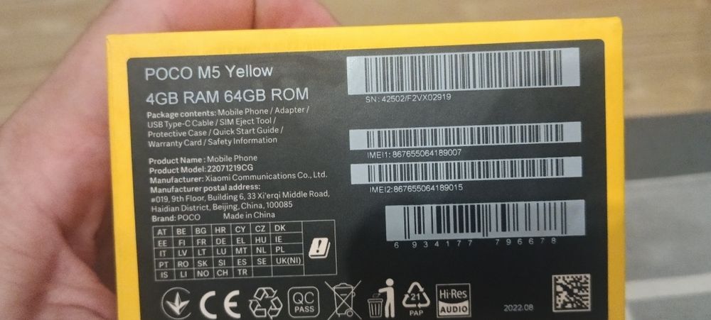 Смартфон Poco m5