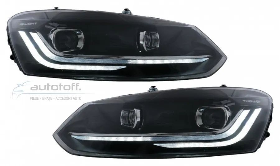 Faruri LED compatibile cu VW Polo 6R 6C (2010-2017) Sermnalizare Dinamica