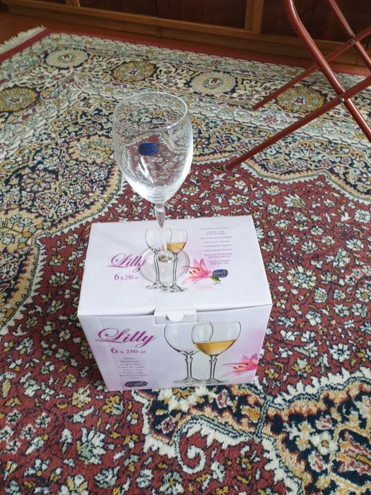 Фужеры из богемского стекла