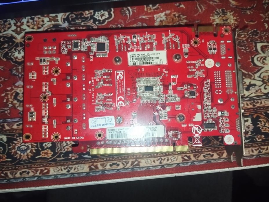Видеокарта GTX 550 ti