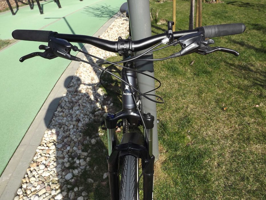 Romet 27,5cola 3/8speed shimano rock shox