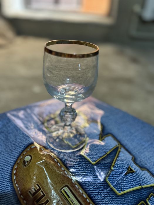 Бокалы богемская 4 штук