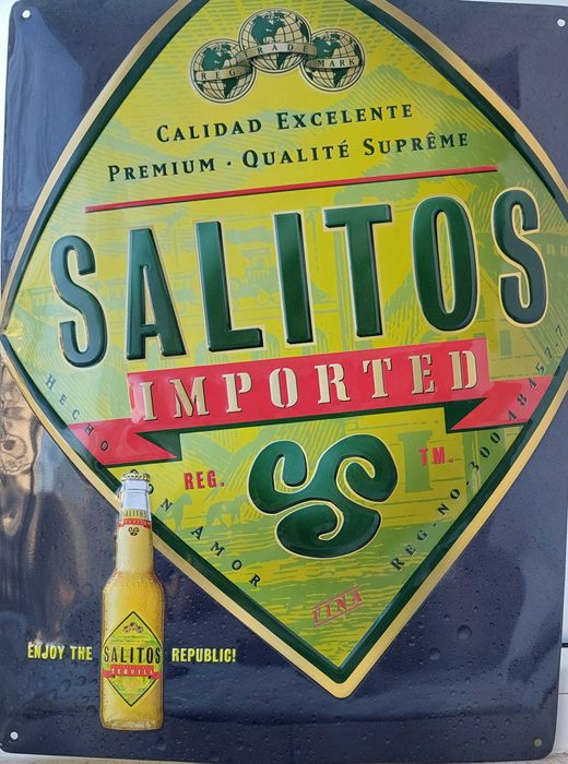 Set de 5 tablouri metalice retro - ideal pentru bar/restaurant