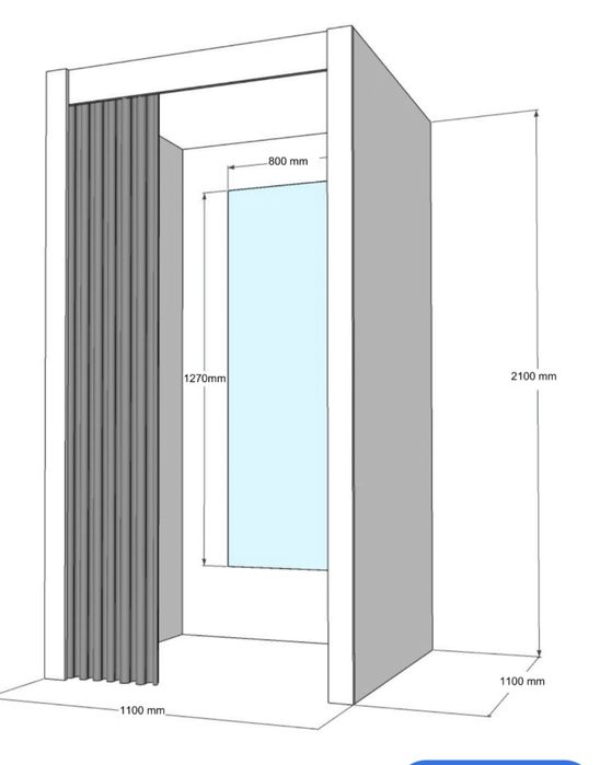 Мебель для бутиков одежды: примерочные, ресепшн, тумба, стол, ящик