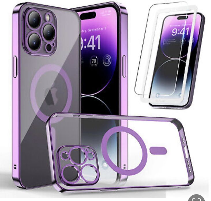 Iphone 14/15/16E/17/PRO/MAX/PLUS/AIR Husa Infin Magsafe + Folie Sticla