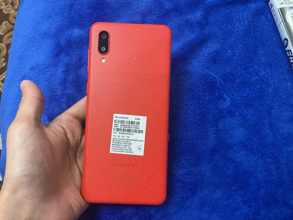 Продам или обменяю samsung galaxy A02