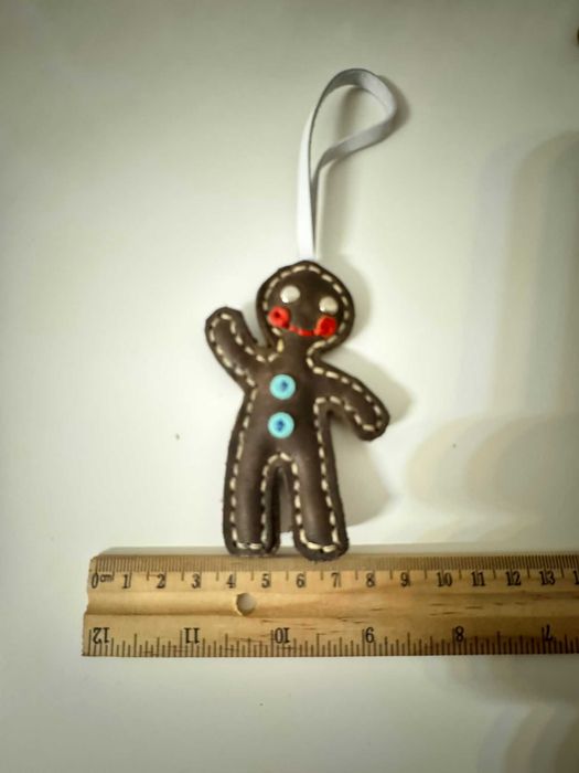 Ornament Craciun din piele