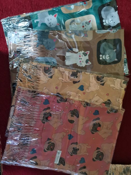 Кашмирен шал с котки 100%