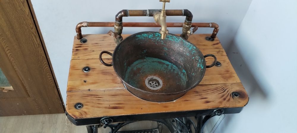 Vând chiuveta ornamentala rustică industrială