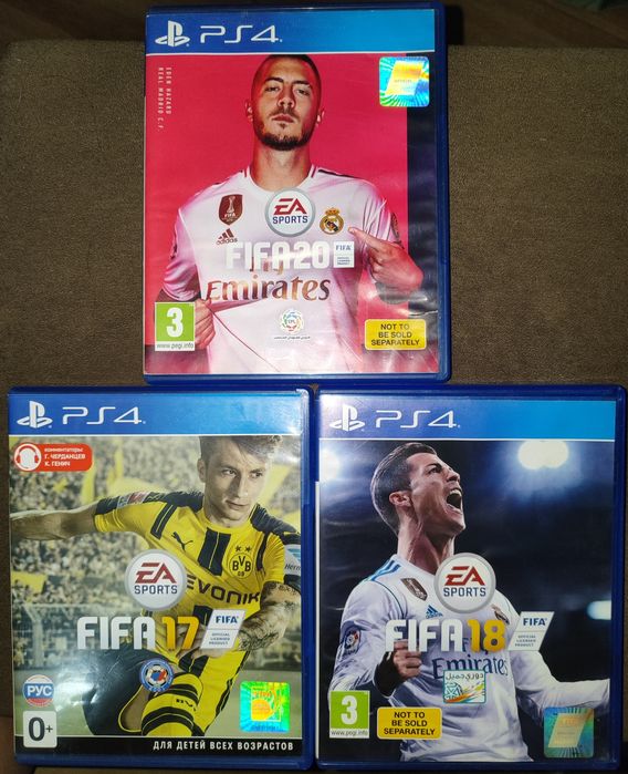 Fifa 20,fifa 18,fifa17 игры для ps4