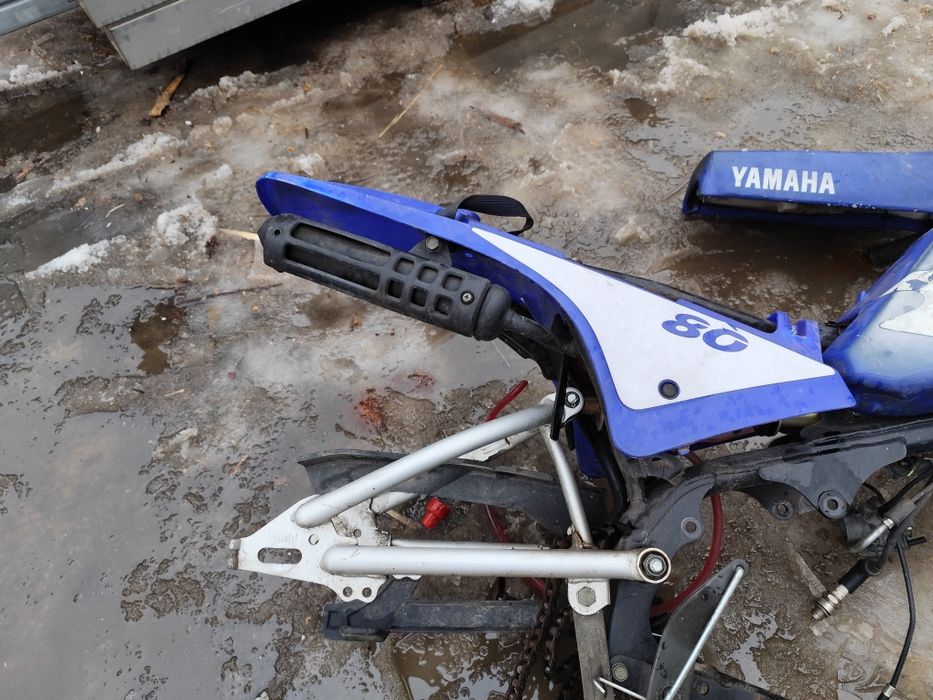 Yamaha PW80 cu motorul spart