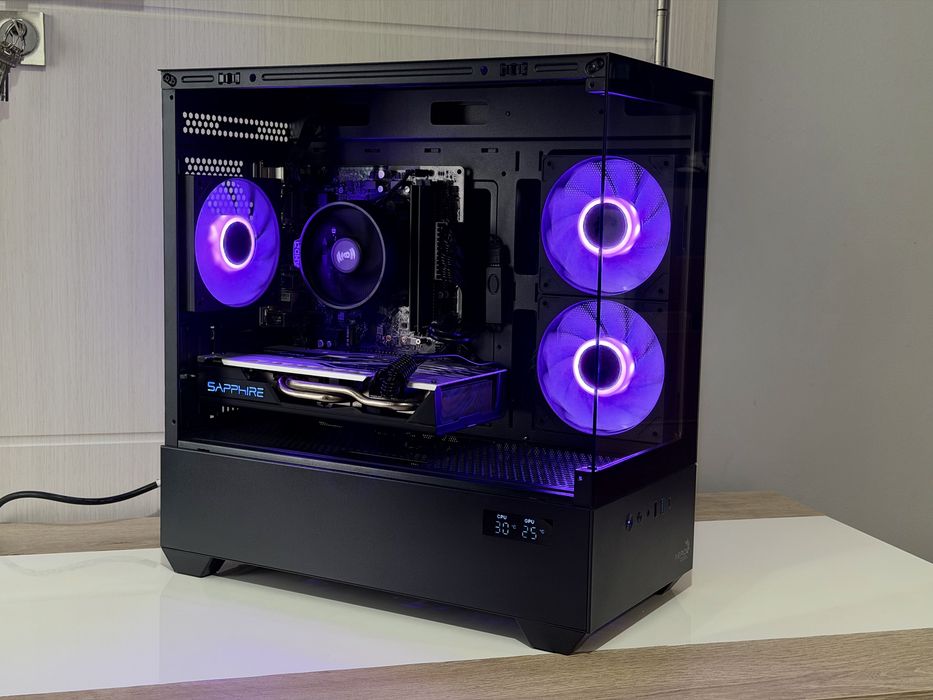 Геймърски компютър Ryzen 5 2400G,RX570, 8GB RAM