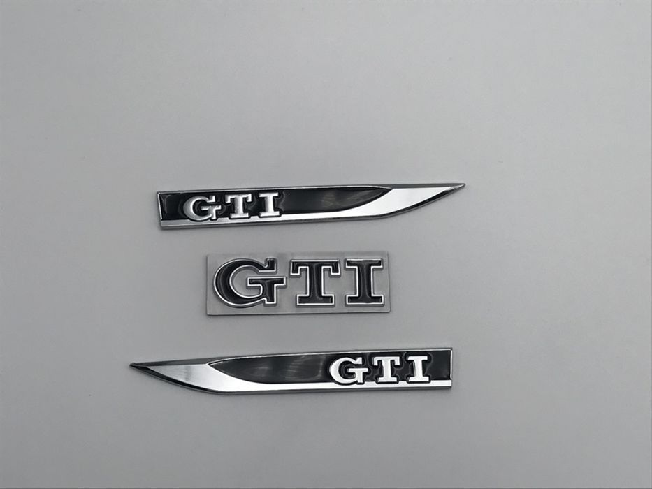 Set Embleme VW GTI negru