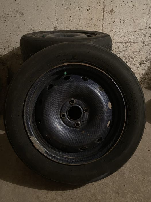 Jante tabla 15 4x100 cu cauciucuri iarna 185/65/15