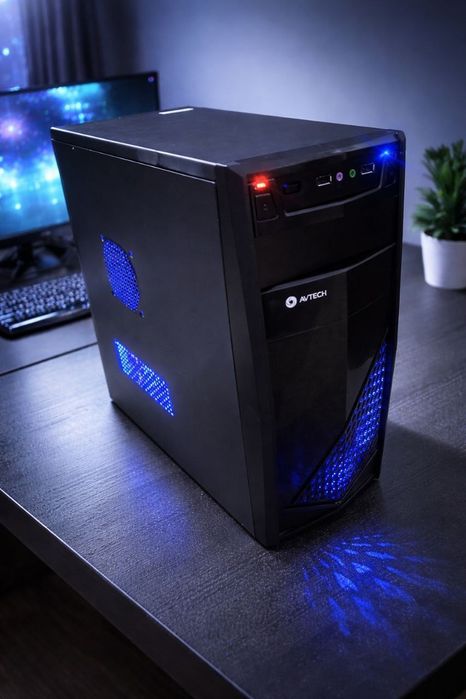 Компьютер настольный рабочий для дома и игр