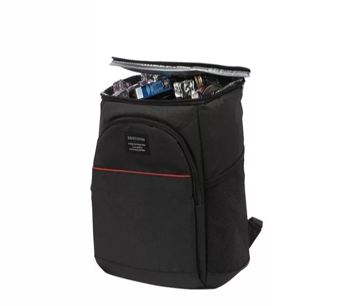 Рюкзак новый черный термо сумка