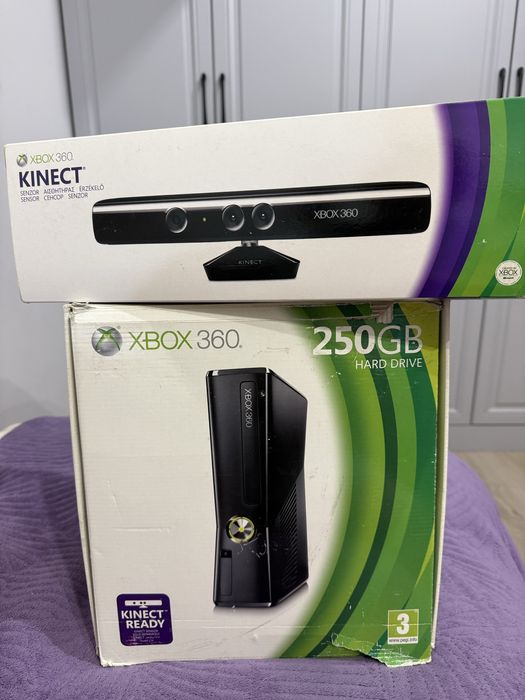 Продам xbox 360+kinect