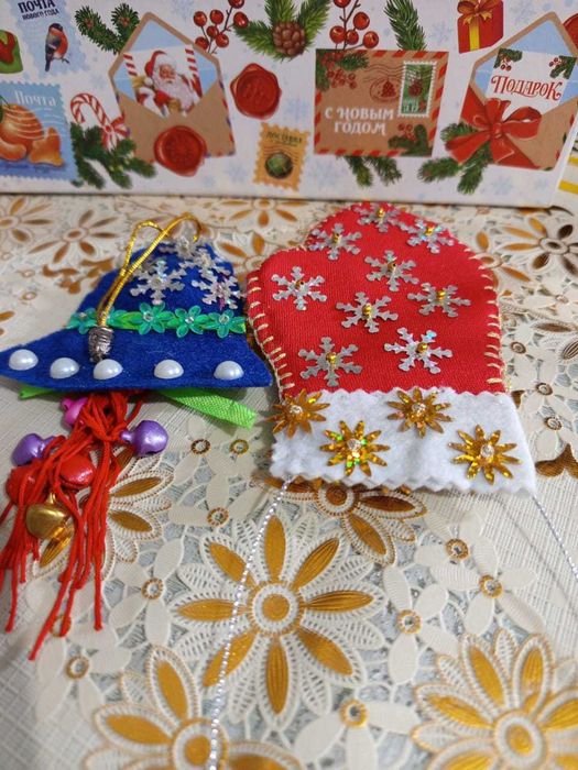 Игрушки на елку ручная работа