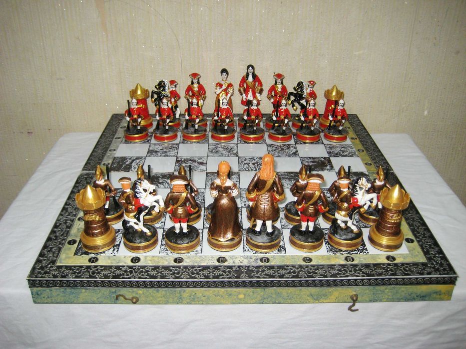 Шахмат необычный роскошный фигуры все целый идеальном состоянии!