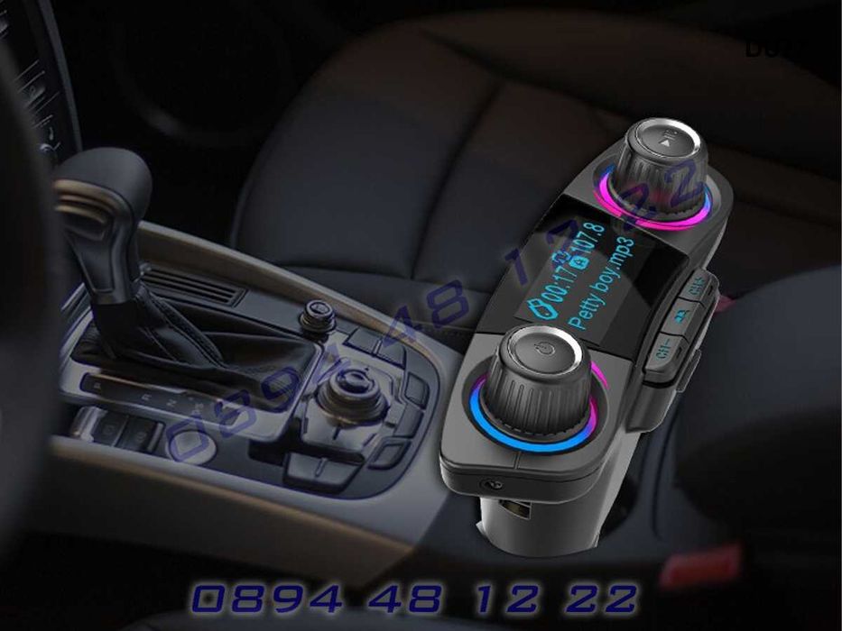 BT06 FM Радио Трансмитер Блутут Хендсфри Зарядно Кола Автомобил