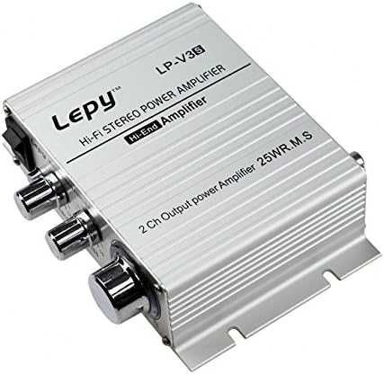 Lepy LP-V3S-Silver 25Wx2 Amplificator digital