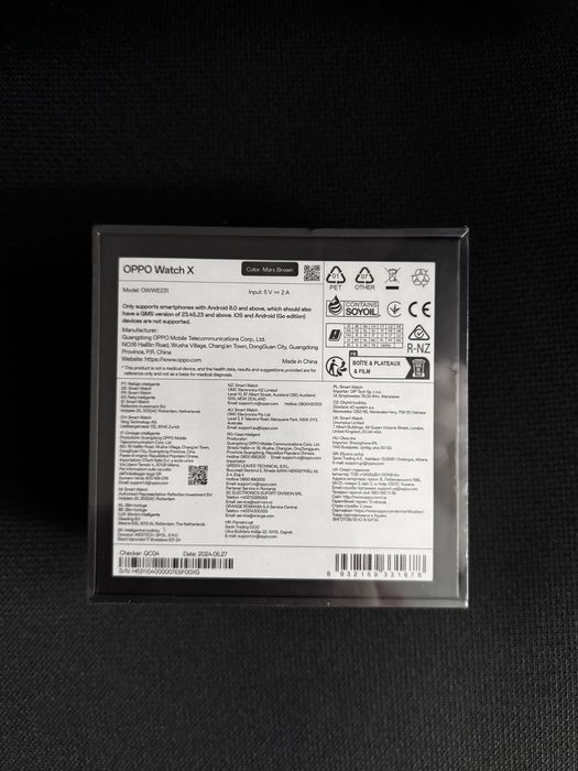 Smartwatch Oppo Watch X (ecran safir)